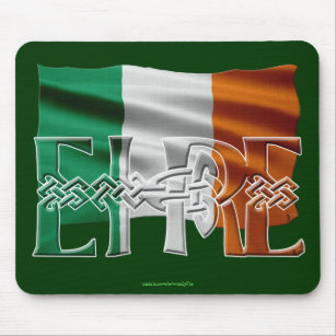 Irish Celtic Knot EIRE Flag Mousepad