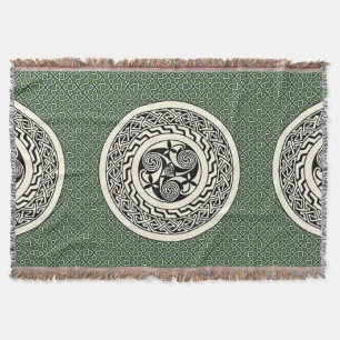 Irish Celtic Knot Throw Blanket