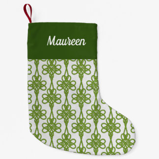 Irish Celtic Shamrock Christmas Stocking