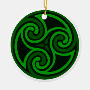 Irish Celtic Swirl Ornament