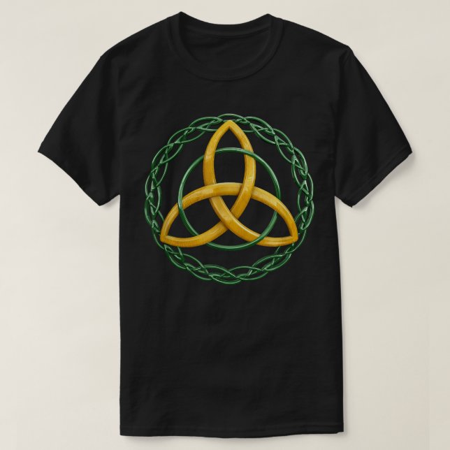Irish Celtic Trinity Knot  T-Shirt (Design Front)