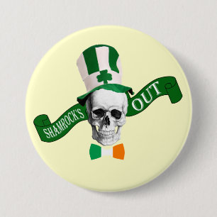 Irish charm St Patrick's day 7.5 Cm Round Badge