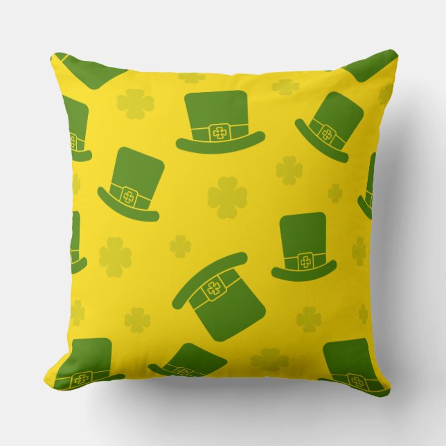 Irish Charm Throw Pillow (Front)