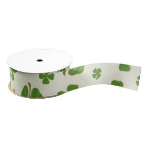 Irish Charm Whimsical St Patrick's Day Grosgrain Ribbon