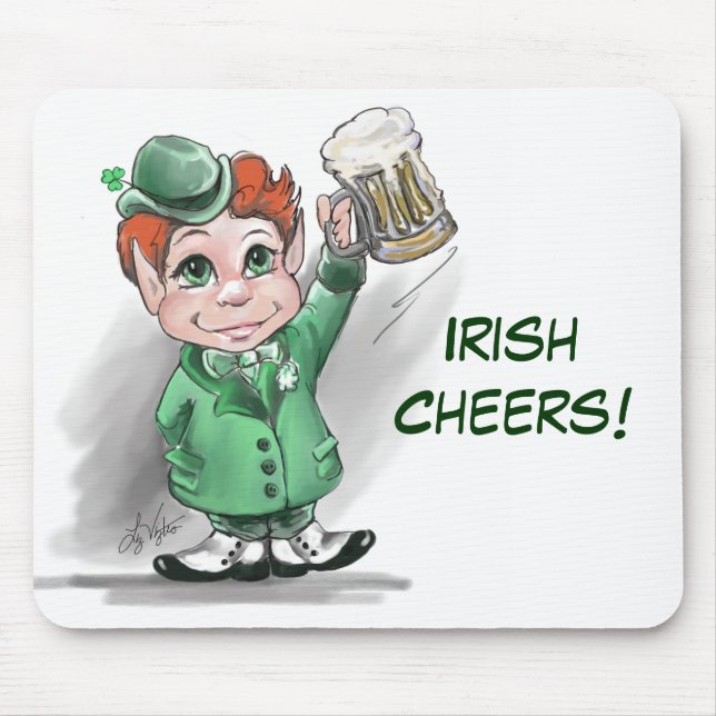 Irish Cheers! Mousepad (Front)