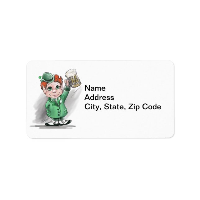 Irish Cheers! St Patrick's Day Address Label (Front)