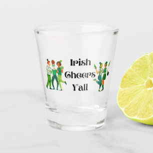 "Irish Cheers, Y'all" Shot Glass Humourous Gift