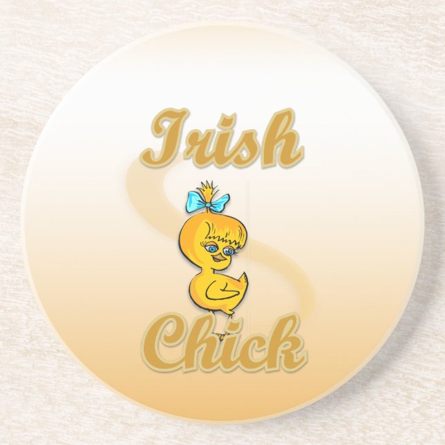 Irish Chick Coaster (Front)