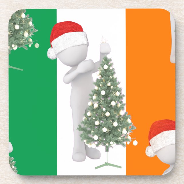 irish christmas coaster (Front)