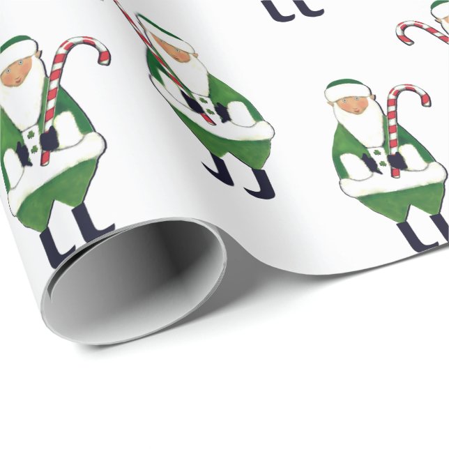 Irish Christmas Gift Wrapping Paper (Roll Corner)