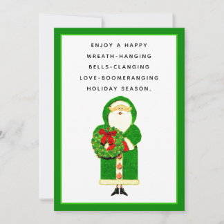 Irish Christmas Holiday Card