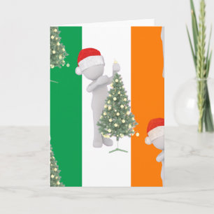 irish christmas holiday card