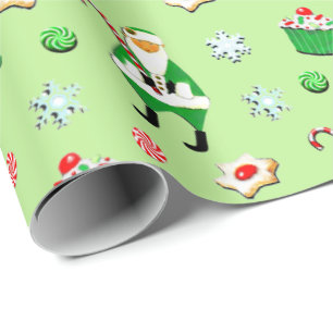 Irish Christmas Holiday Gift Wrapping Paper