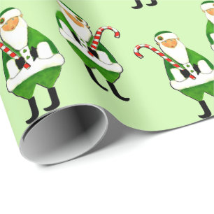 Irish Christmas Holiday Gift Wrapping Paper
