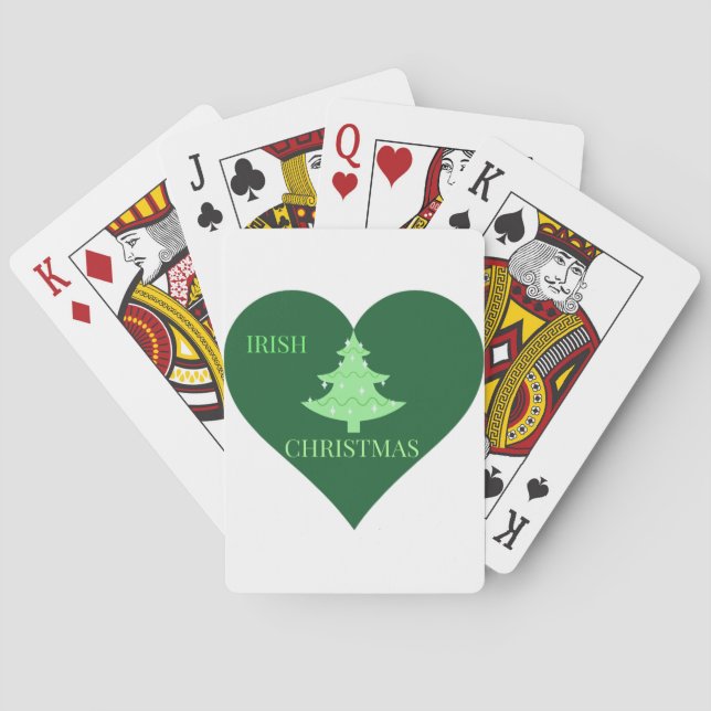 Irish Christmas Playing Cards (Back)