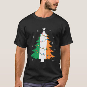 Irish Christmas Tree Flag Festive Irland Pride T-Shirt