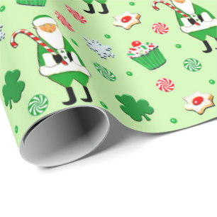 Irish Christmas Wrapping Paper