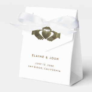 Irish Claddagh gift favour boxes