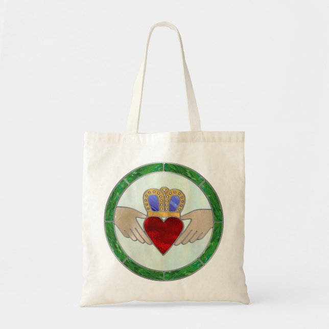 Irish Claddagh Tote Bag (Front)