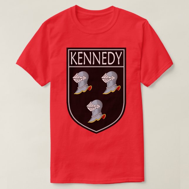Irish Clan Crest Kennedy T-Shirt (Design Front)