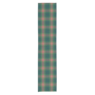 Irish Clan Gallagher Family Tartan Plaid Short Table Runner