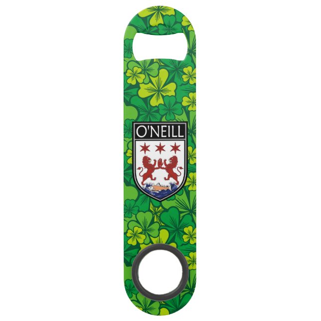 Irish - Clan O'Neill Crest & Shamrock (Front)