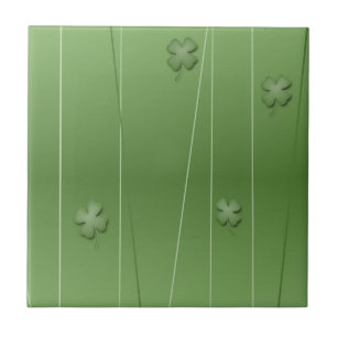 Irish Clover Design Tile