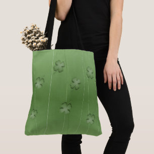 Irish Clover Design Tote Bag
