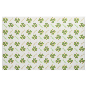Irish clover & name St. Patrick's Day personalised Fabric