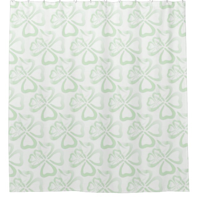 Irish Clover Shower Curtain (Front)