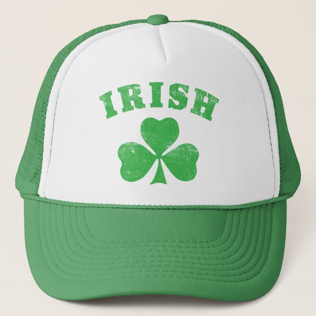 Irish Clover Trucker Hat (Front)