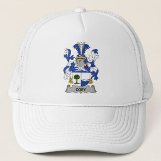 Irish Coey or McCoey Coat of Arms Family Crest Trucker Hat