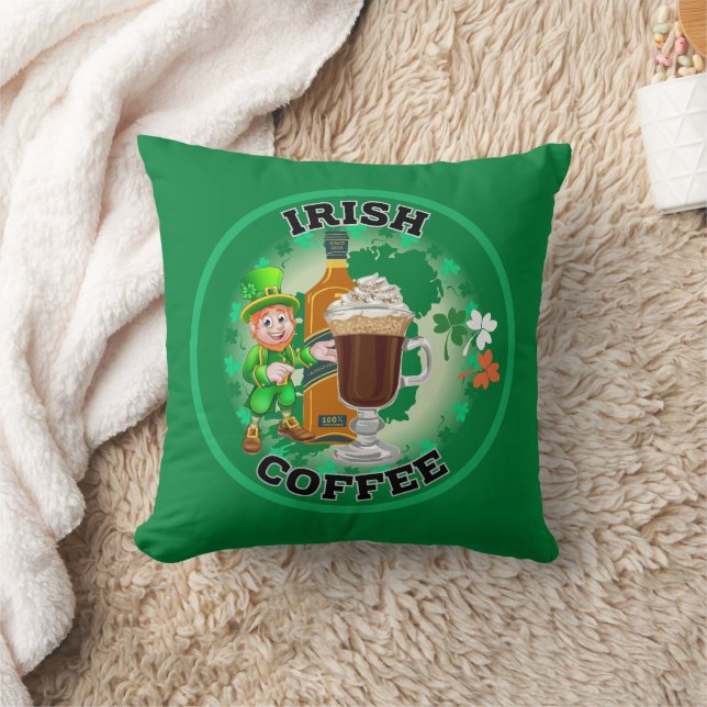 Irish Coffee - An Elixir. Cushion (Blanket)