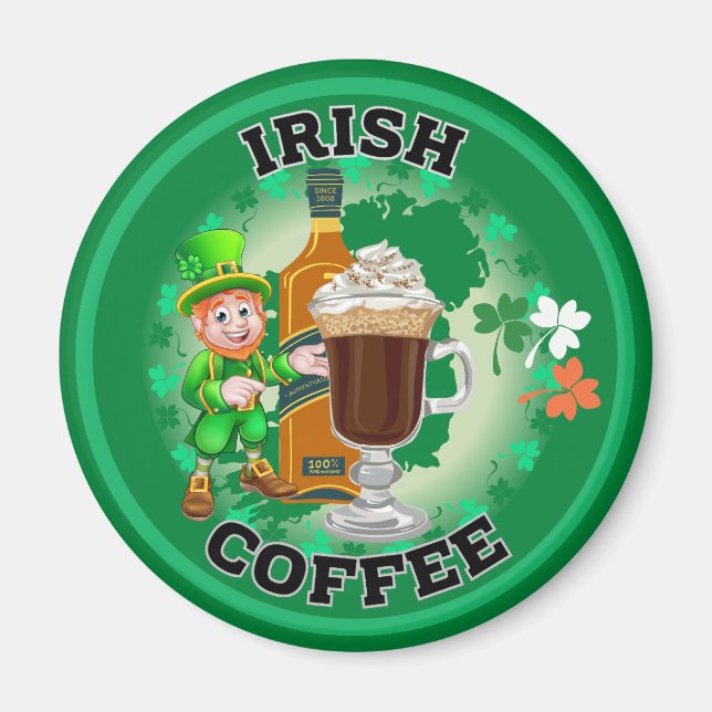Irish Coffee - An Elixir. Magnet (Front)