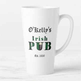 Irish Coffee Latte Mug Cup Bar Tavern Design
