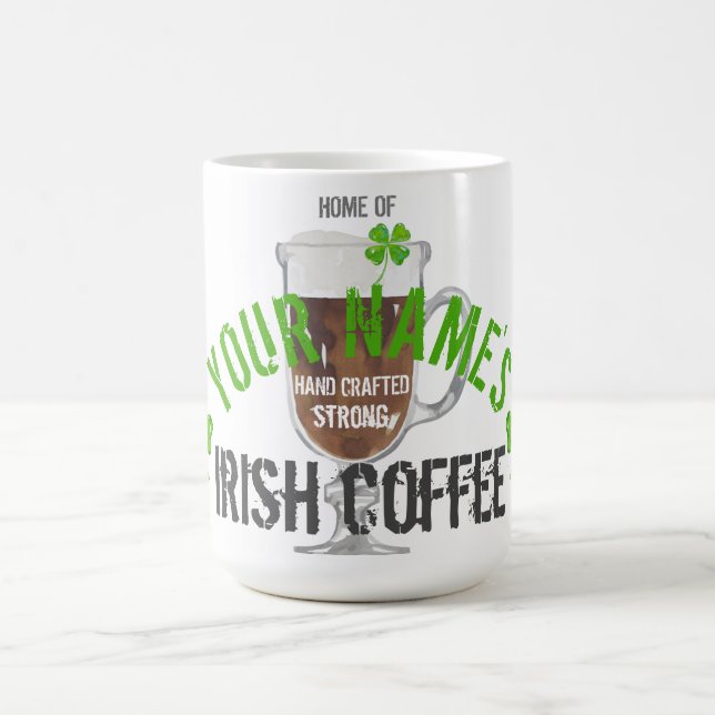 Irish Coffee Personalised Coffee Mug (Center)