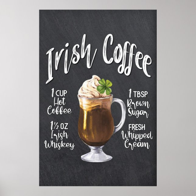 IRISH COFFEE POSTER (Front)