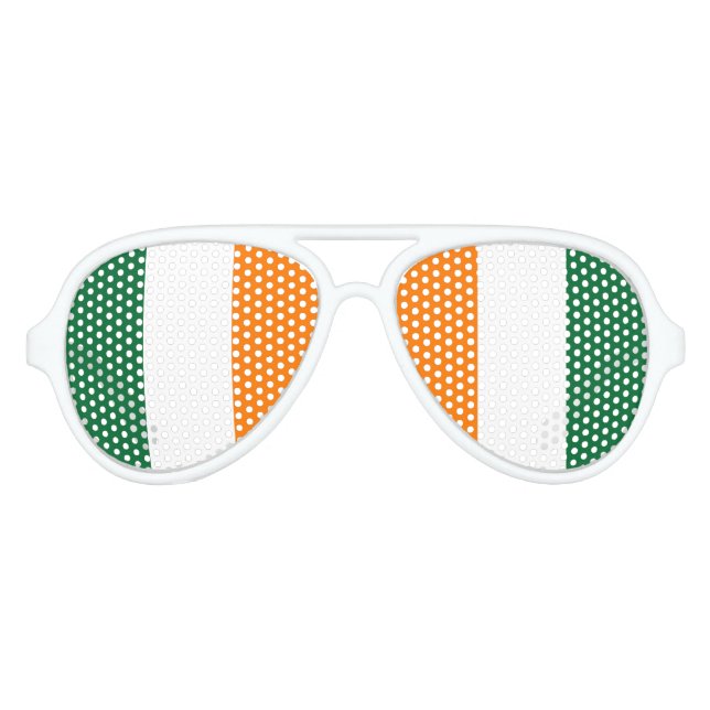 Irish Colours Aviator Sunglasses (Front)
