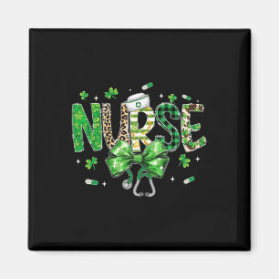Irish Coquette Nurse Stethoscope Scrub St Patricks Magnet
