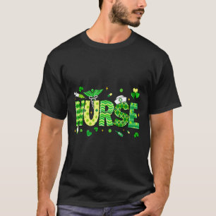 Irish Coquette Nurse Stethoscope Scrub St Patricks T-Shirt