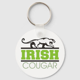 Irish Cougar Gift Key Ring