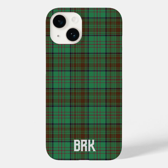 Irish County Dublin Tartan Personalised   Case-Mate iPhone Case (Back)