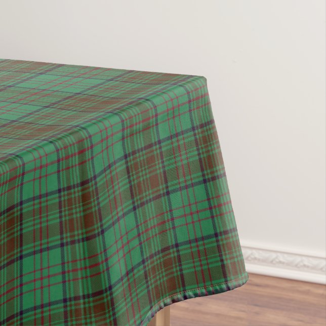 Irish County Dublin Tartan   Tablecloth (In Situ)