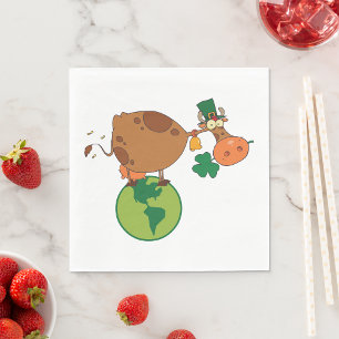 Irish Cow Napkin
