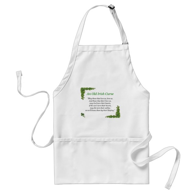 irish curse standard apron (Front)