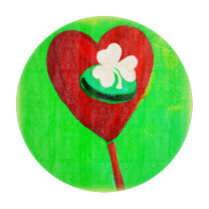 Irish Cute Painting Design. Buy Now Cutting Board