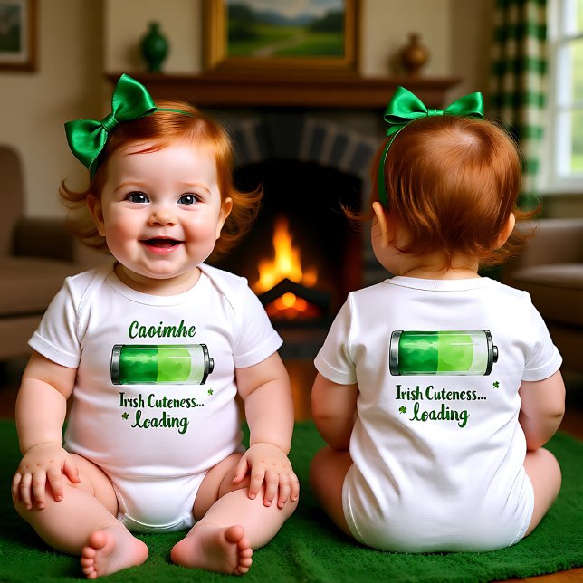 Irish Cuteness… Loading Baby Bodysuit (Irish Cuteness… Loading Baby Bodysuit)