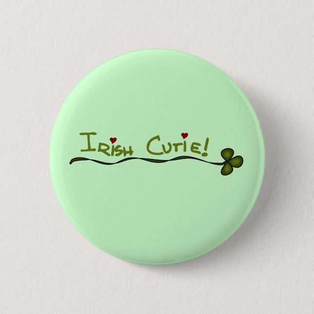 Irish Cutie Tshirts and Gifts 6 Cm Round Badge (Front)