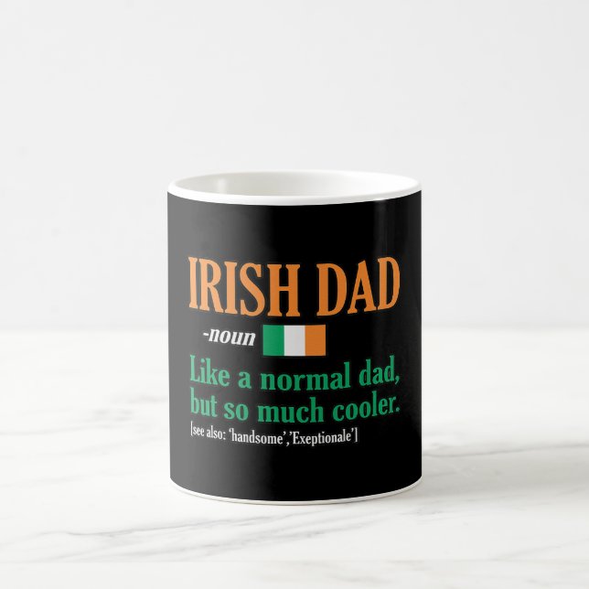 Irish Dad Definition Father Day Daddy Father Love Coffee Mug (Center)