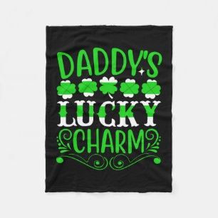 Irish Daddy S Lucky Charm Fleece Blanket